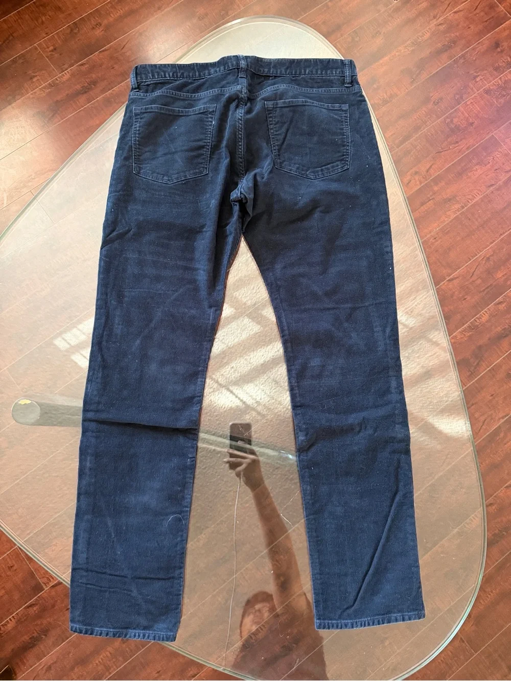 J. Crew Men's Navy Corduroy Trousers